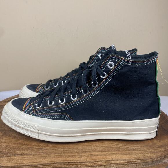 Converse Chuck Taylor 70 Layers Mens Size 8 Vintage Black Colorful HighTop Shoes main image 2